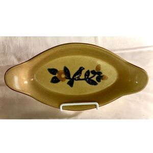 Vintage Pfaltzgraff 22 oz Au Gratin dish. Bird on brand design. #270